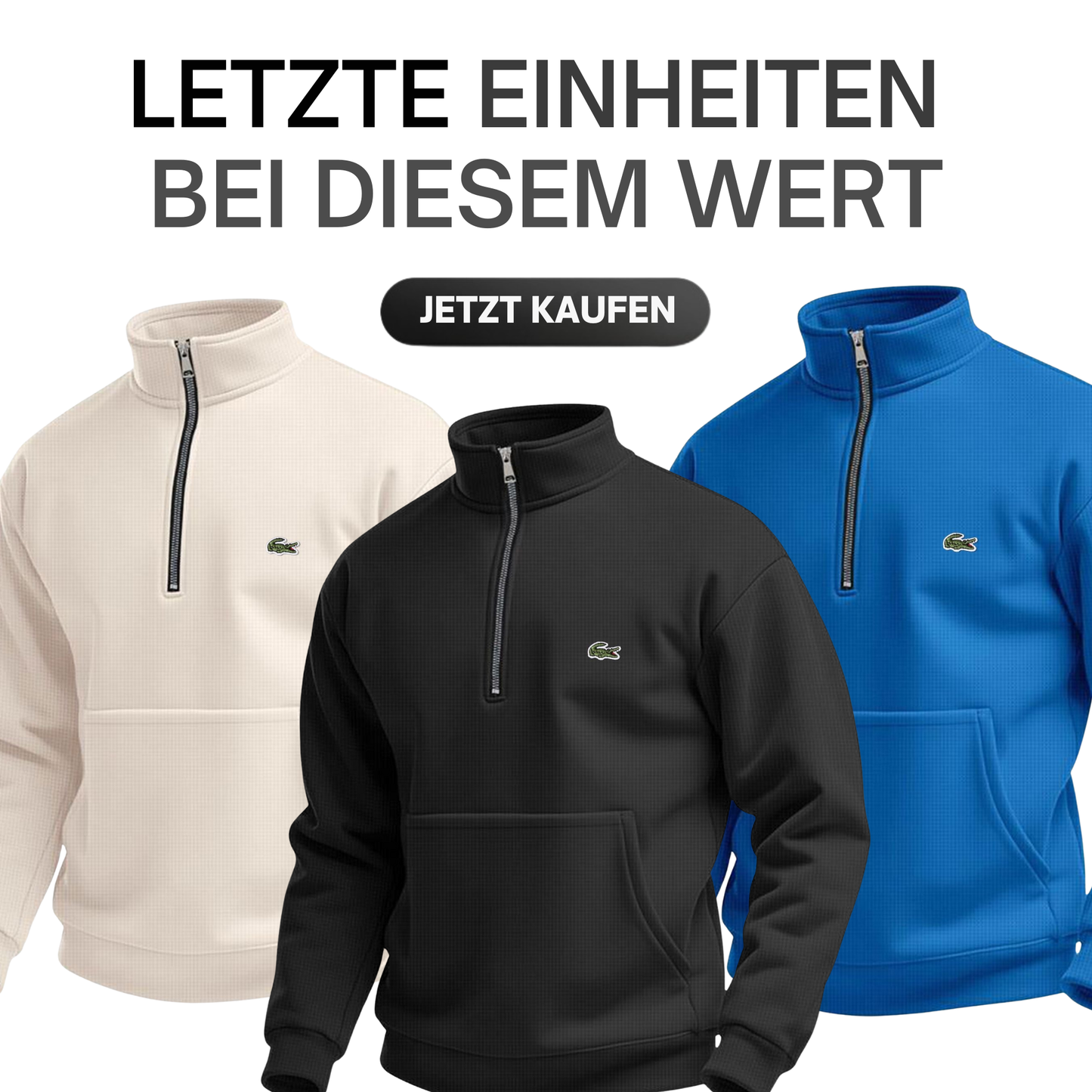 LC™ Neue Sweatshirt mit halbem Reißverschluss (RABATT)